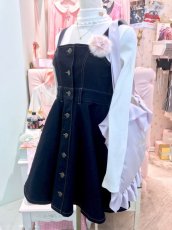 画像2: Love me denim one-piece dress（ラブミーデニムワンピース） (2)