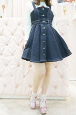 画像7: Love me denim one-piece dress（ラブミーデニムワンピース） (7)