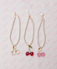 画像2: cherry for girl  necklace（チェリーフォーガールネックレス） (2)