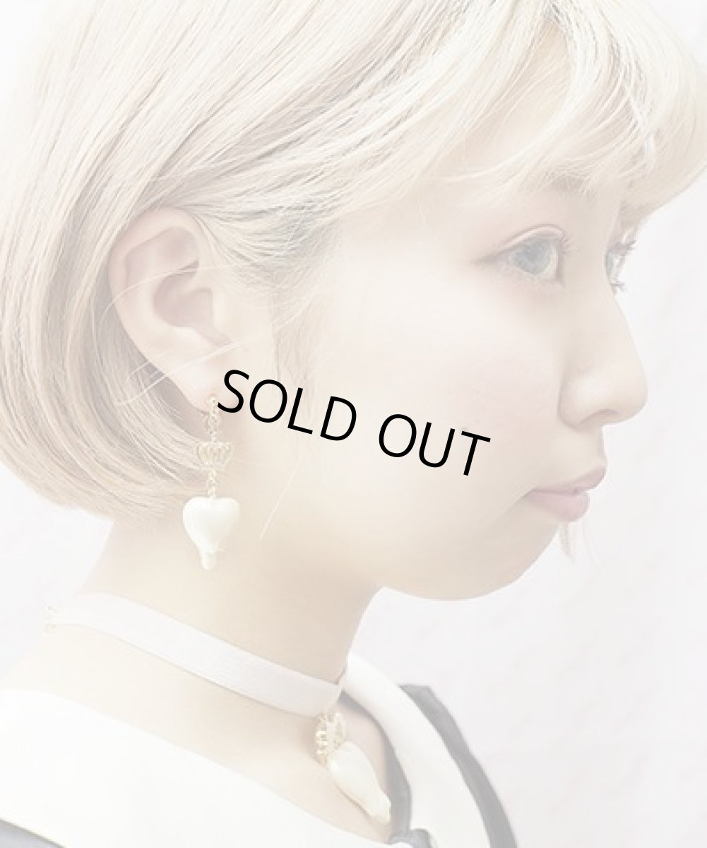 画像4: melt heart earring&pierce（メルトハートイヤリング） (4)