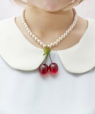 画像1: cherry for girl  necklace（チェリーフォーガールネックレス） (1)