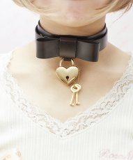 画像2: heart key choker（ハートキーチョーカー） (2)