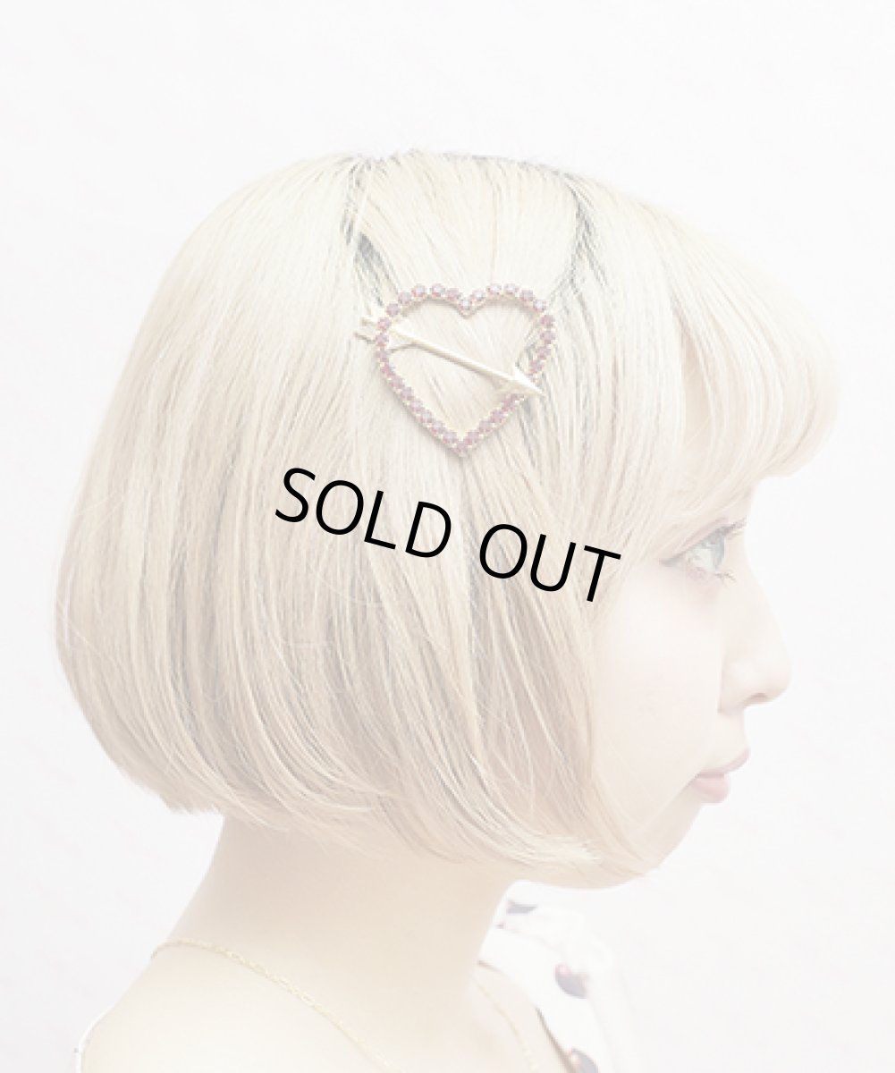 画像1: heart arrow hair-pin（ハートアローヘアピン） (1)