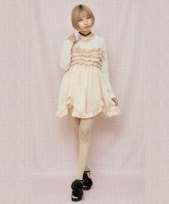 画像8: frill ribbon one-piece dress (8)