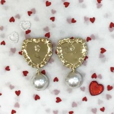 画像5: 【期間限定30%off】big heart bijou earring&pierce（ビッグハートビジューイヤリング＆ピアス） (5)