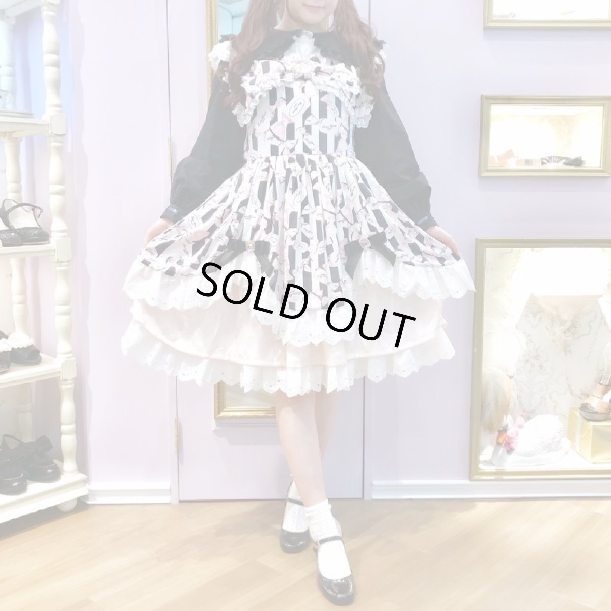 画像12: 【6/20予約開始】long ribbon lolita one piece-dress（ロングリボンロリータワンピース） (12)