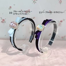 画像6: bijou ribbon headband(ビジューリボンカチューシャ） (6)