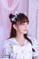 画像1: 【期間限定30%off】Sanrio characters Princess bijou ribbon　hair-pin(プリンセスビジューリボンヘアピン/小) (1)