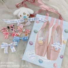 画像1: 【期間限定30%off】Sanrio characters Princess ribbon hair-pin(プリンセスリボンヘアピン/小) (1)