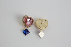 画像18: heart bijou pierce&earring (ハートビジューピアス＆イヤリング） (18)
