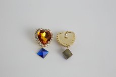 画像10: heart bijou pierce&earring (ハートビジューピアス＆イヤリング） (10)