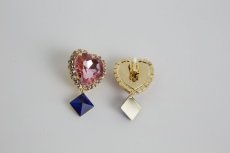 画像19: heart bijou pierce&earring (ハートビジューピアス＆イヤリング） (19)