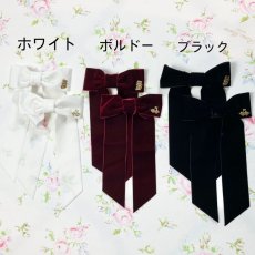 画像4: Kitten velour ribbon barrette(キトゥンベロアリボンバレッタ) (4)