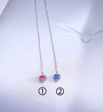 画像2: heart bijou necklace（ハートビジューネックレス） (2)