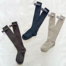 画像2: ribbon high socks（リボンハイソックス） (2)
