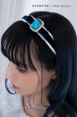 画像18: bijou ribbon headband(ビジューリボンカチューシャ） (18)