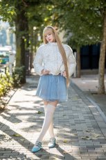 画像6: fluffy ribbon coat(flower) (6)