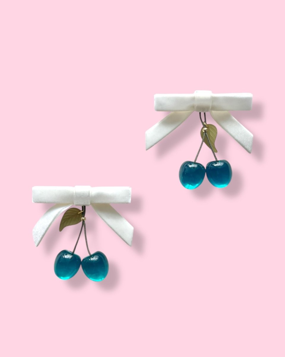 画像5: cherry ribbon barette（チェリーリボンバレッタ） (5)