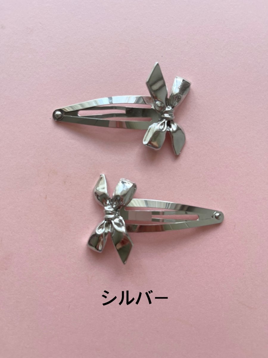 画像4: ribbon pin（リボンパッチンピン） (4)