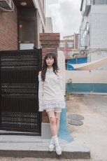 画像1: one-piece＆tops（タイ付きワンピース＆オフショルダートップス） (1)