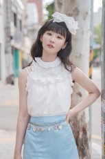 画像1: frill halter neck tops（フリルホルターネックトップス） (1)