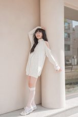 画像9: highneck zip one-piece dress（ハイネックジップワンピース） (9)