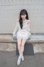 画像1: one-piece＆tops（タイ付きワンピース＆オフショルダートップス） (1)