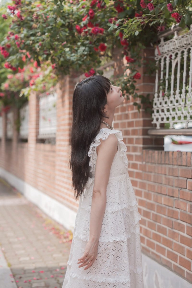 画像11: long lace one-piece dress（ロングレースワンピース） (11)