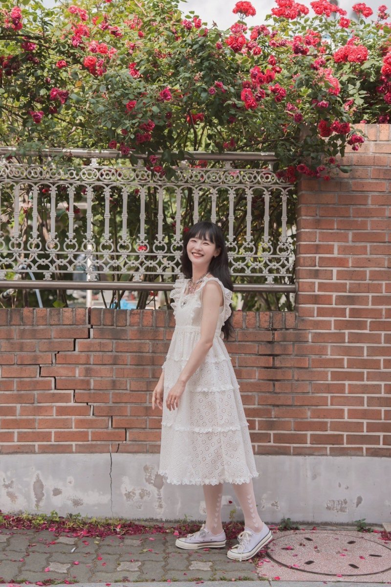 画像3: long lace one-piece dress（ロングレースワンピース） (3)
