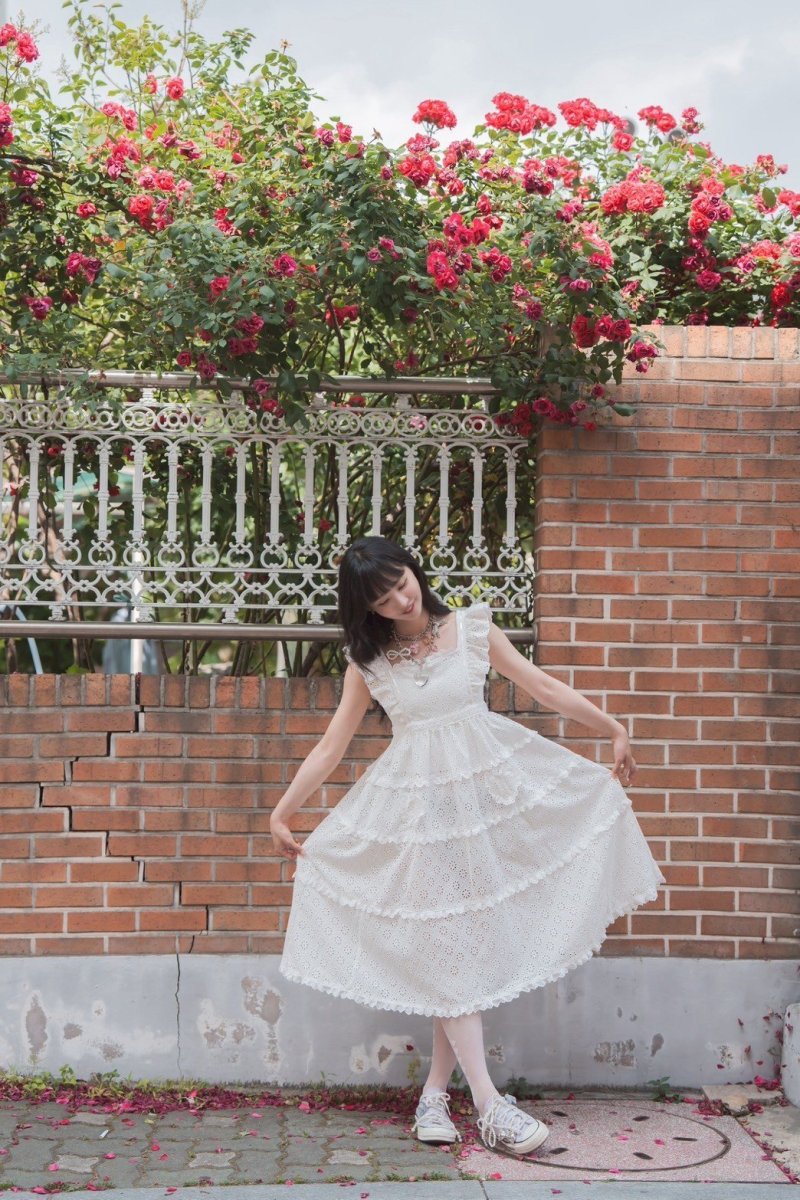画像4: long lace one-piece dress（ロングレースワンピース） (4)