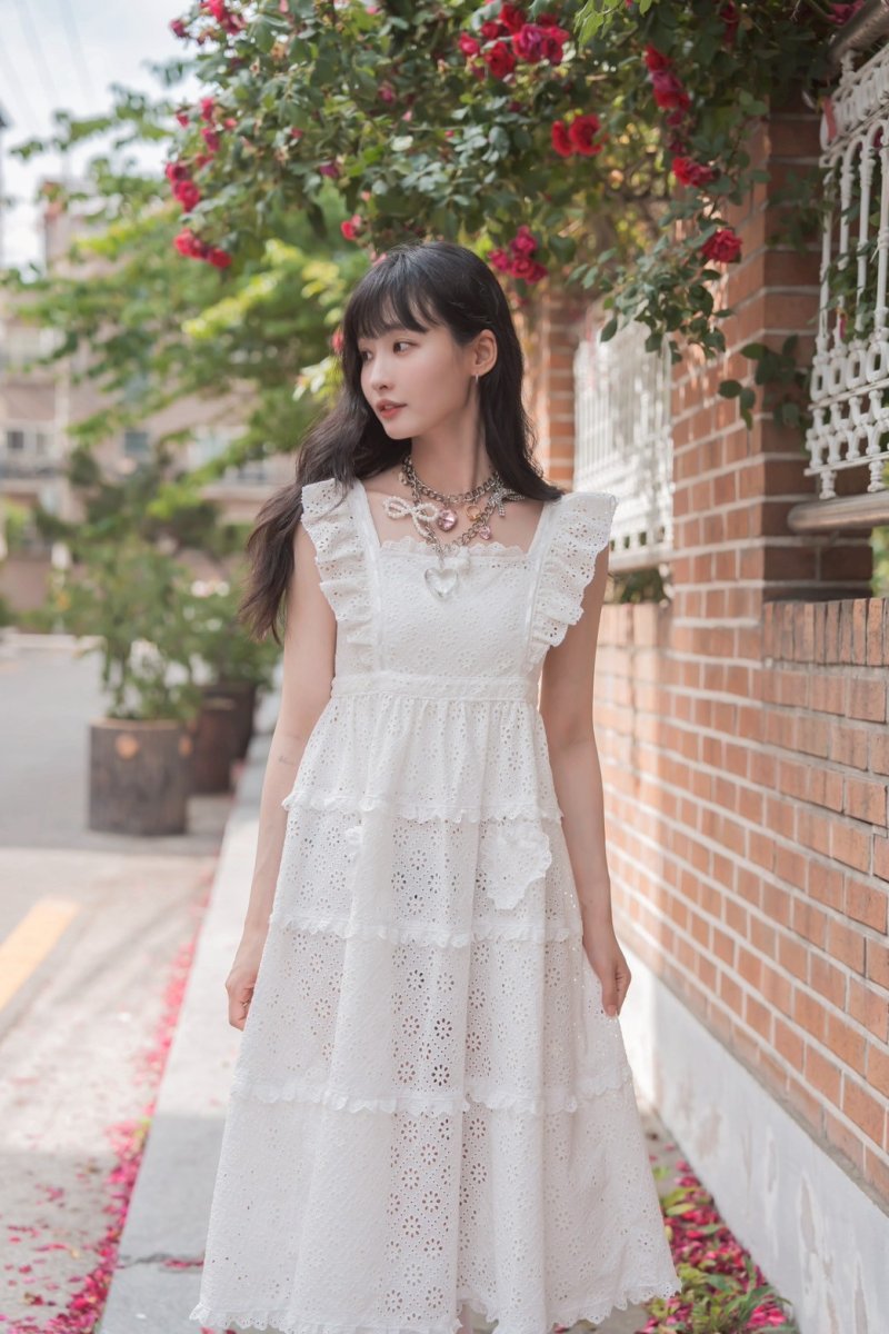 画像8: long lace one-piece dress（ロングレースワンピース） (8)