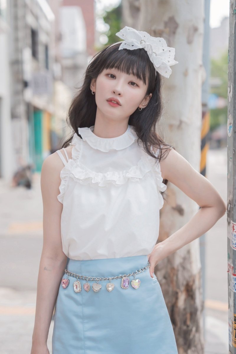 画像2: frill halter neck tops（フリルホルターネックトップス） (2)