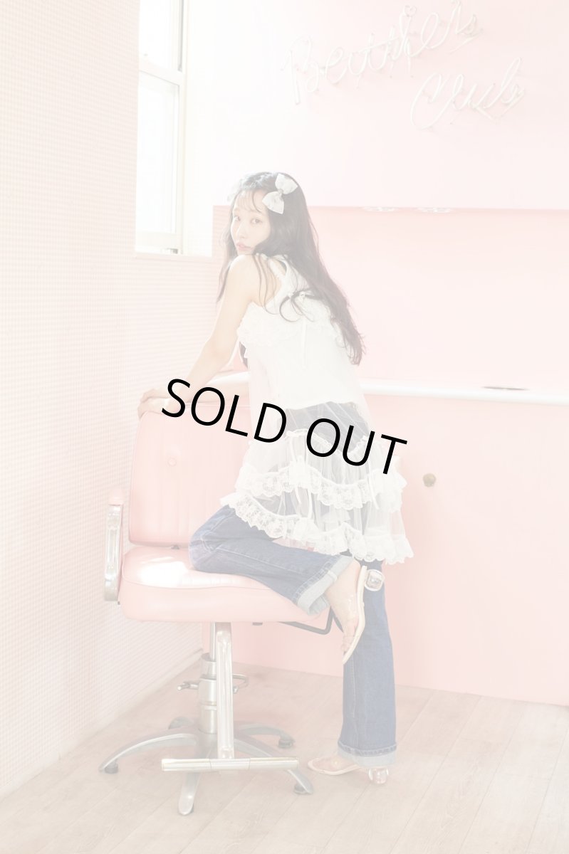 画像2: 【予約商品】tulle one-piece dress（チュールワンピース） (2)