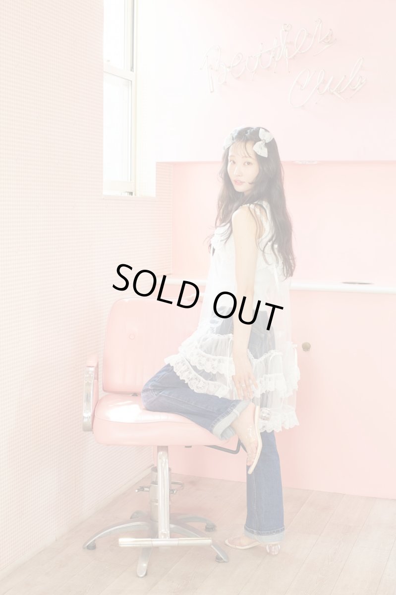 画像1: 【予約商品】tulle one-piece dress（チュールワンピース） (1)