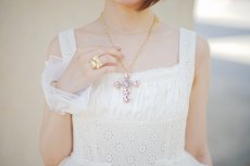 画像1: stonecross necklace（ストーンクロスネックレス） (1)