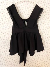画像10: 【50％オフ】peplum ribbon tops（ペプラムリボントップス） (10)