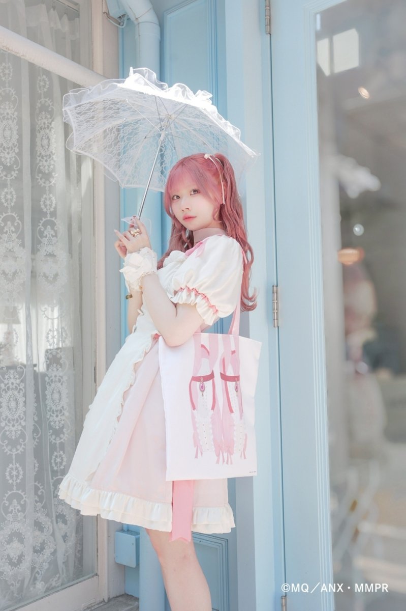 画像6: 【11月末頃配送】RoseMarie seoir×魔法少女まどか☆マギカ リバーシブルバレエバッグ (6)