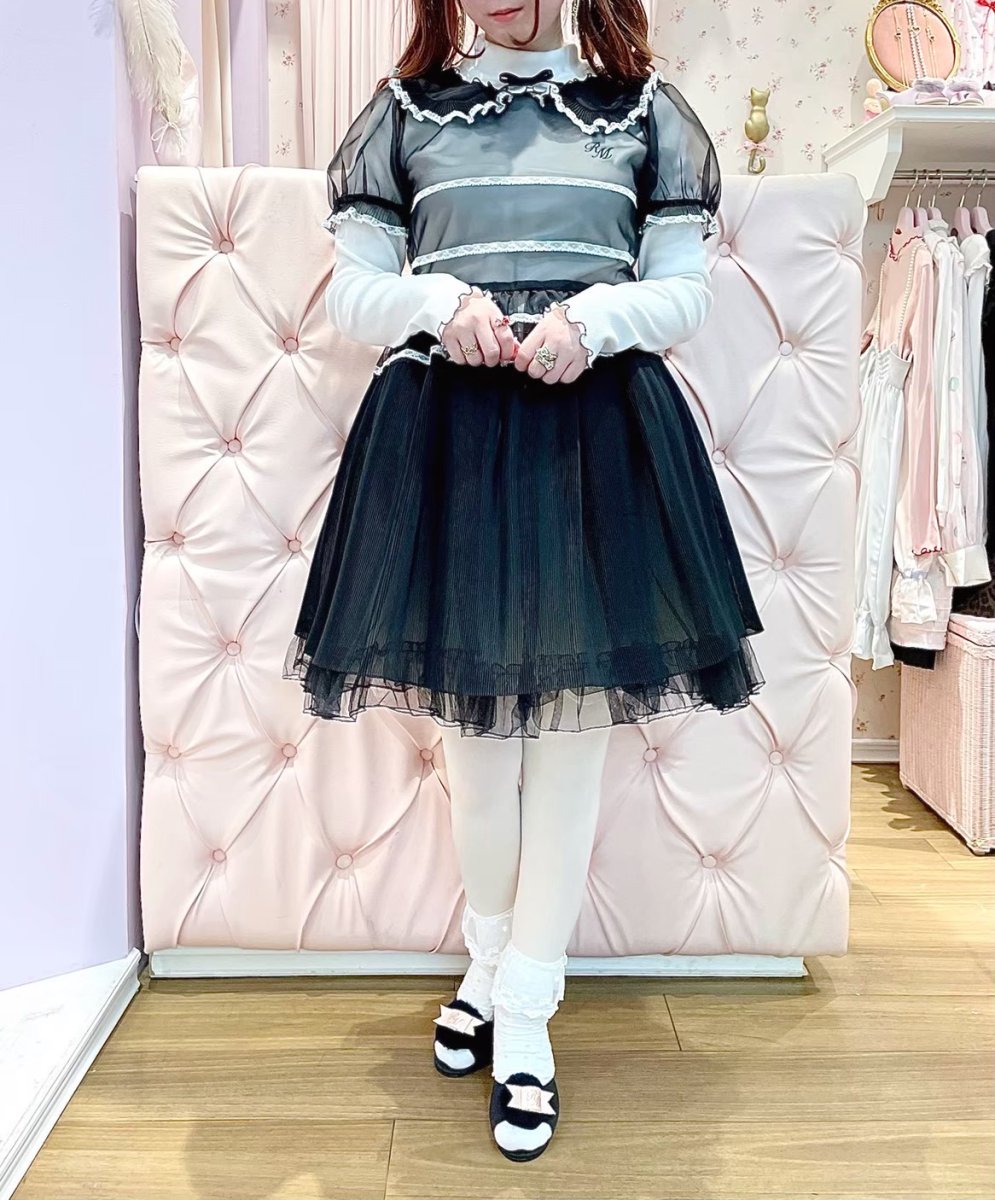 画像22: sheer pleats one-piece-dress（シアープリーツワンピース） (22)