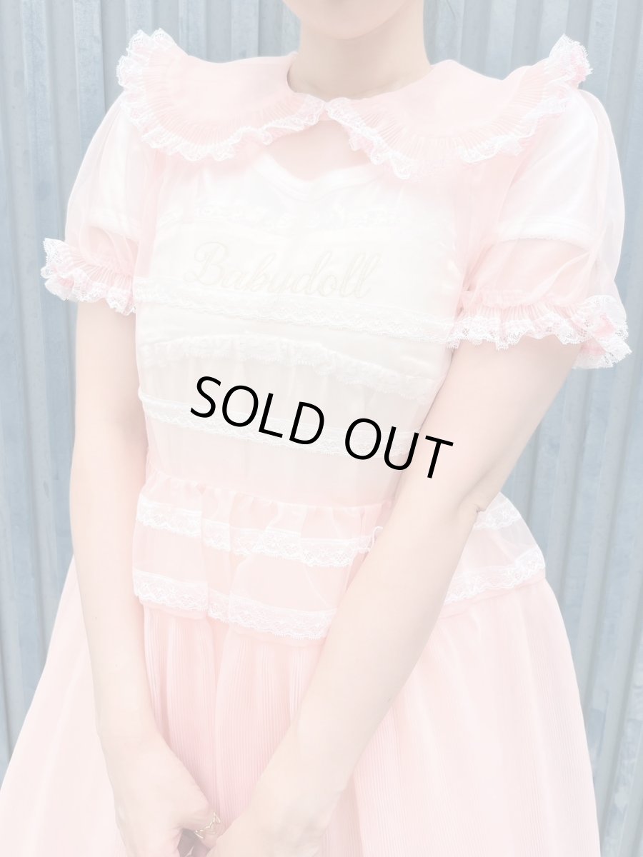 画像10: 【limited sale】sheer pleats one-piece-dress（シアープリーツワンピース） (10)