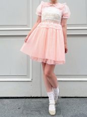 画像2: sheer pleats one-piece-dress（シアープリーツワンピース） (2)