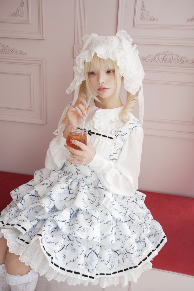 画像1: frill candy one-piece dress（フリルキャンディワンピース） (1)