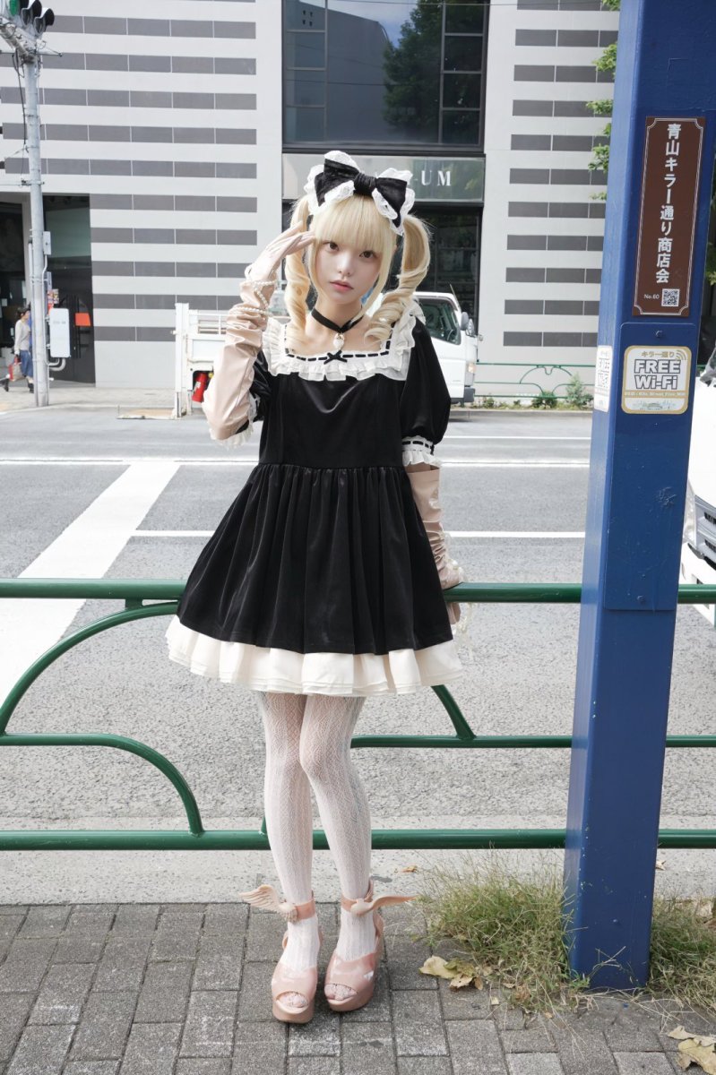 画像2: dorothyone-piece-dress（ドロシーワンピース）＋ヘッドドレス (2)