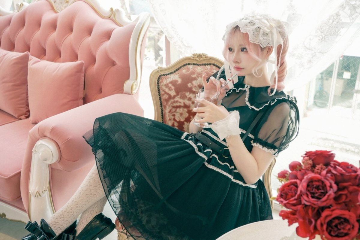 画像2: lace ribbon head dress（レースリボンヘッドドレス） (2)