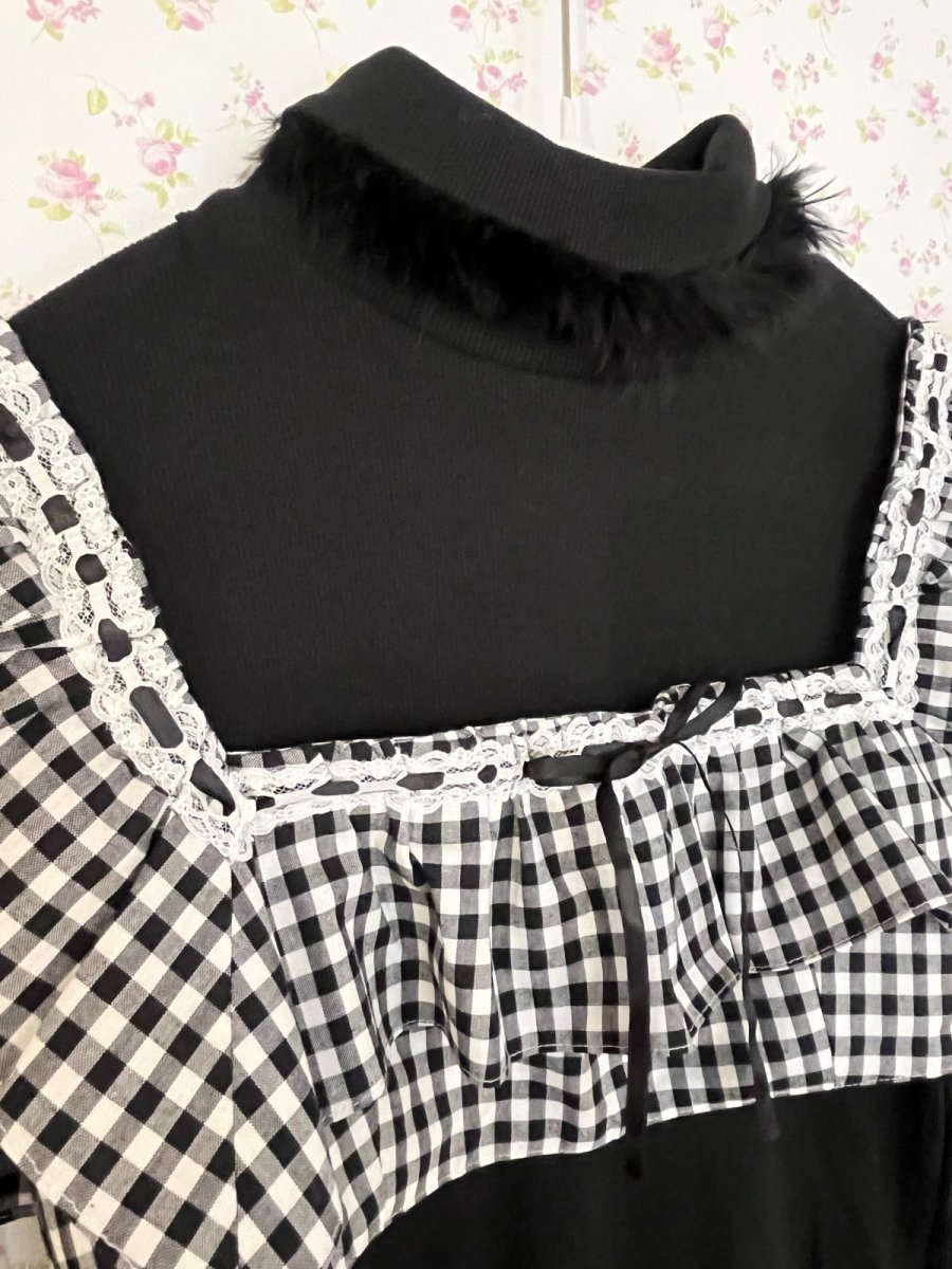 画像2: 【SAMPLE SALE】フリルカラートップス＆タートルトップス (2)