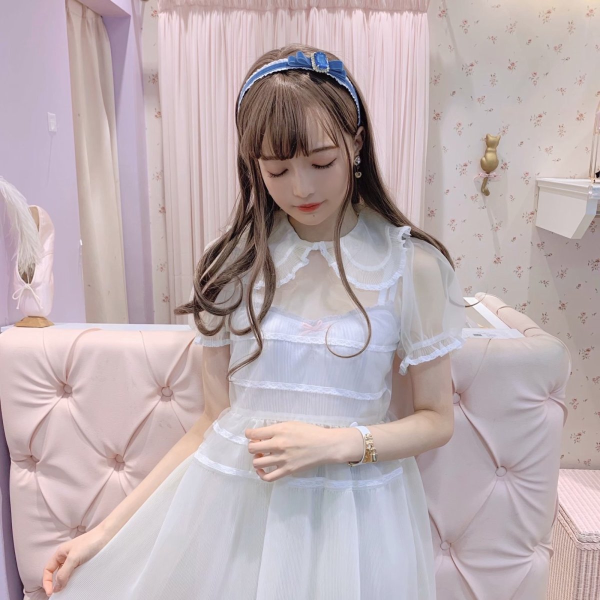 画像16: bijou ribbon headband(ビジューリボンカチューシャ） (16)