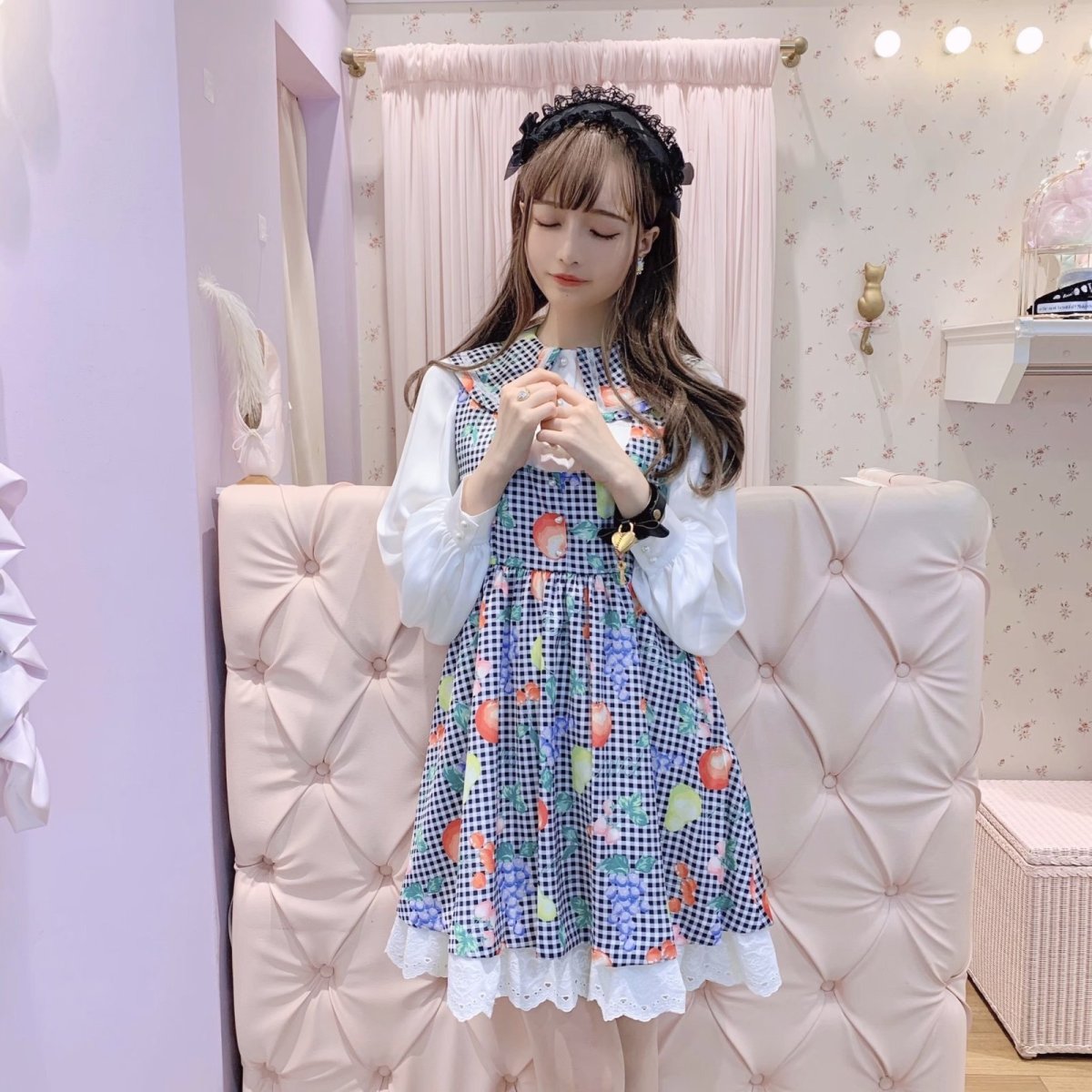画像1: fruits lolita blouse (フルーツロリータブラウス） (1)