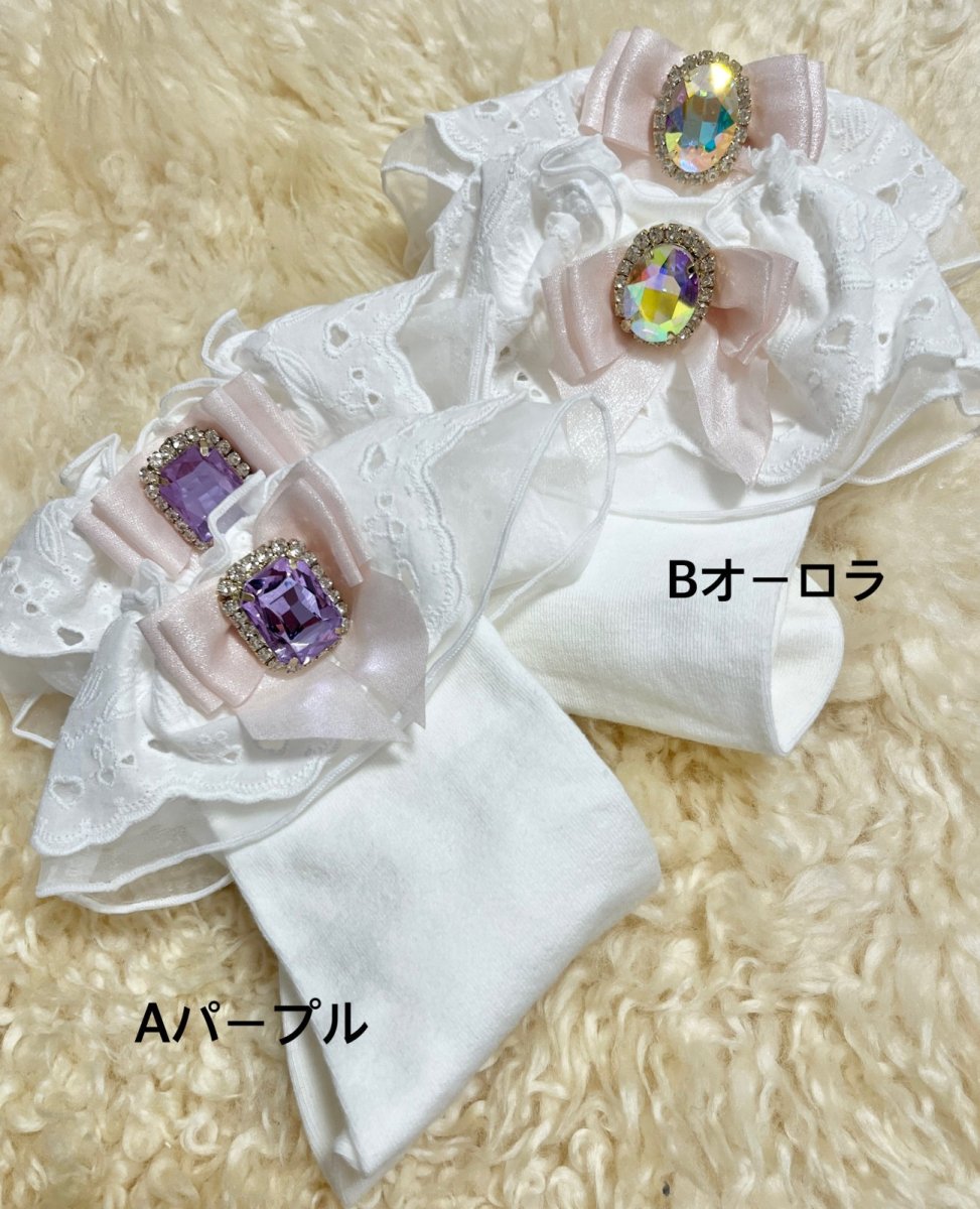 画像2: ribbon bijou socks（ リボンビジューソックス） (2)