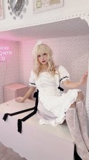 画像2: frill apron one-piece dress（フリルエプロンワンピース） (2)