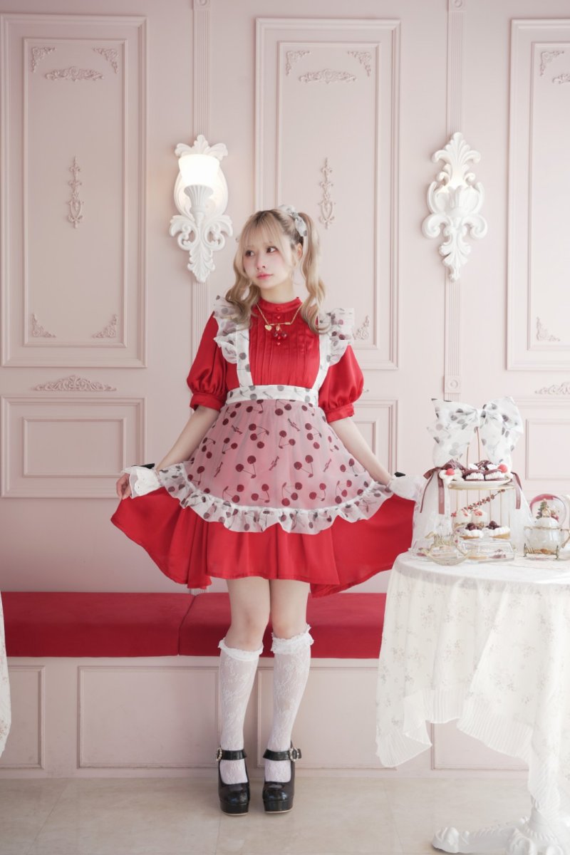画像7: 【予約商品】cherry doll one-piece dress＆ribbon clip（チェリードールワンピース＆リボンクリップ） (7)