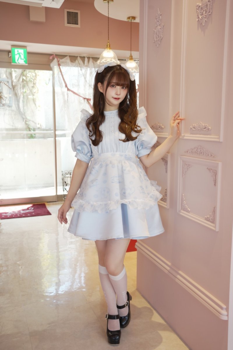 画像6: 【予約商品】macaron doll one-piece dress＆ribbon clip（マカロンドールワンピース＆リボンクリップ） (6)